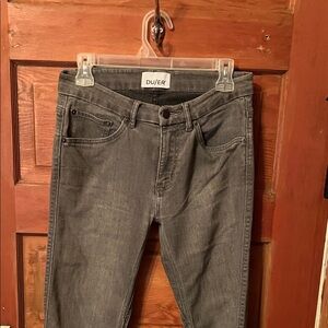 DU/ER Slim Straight Jeans in Gray for Men